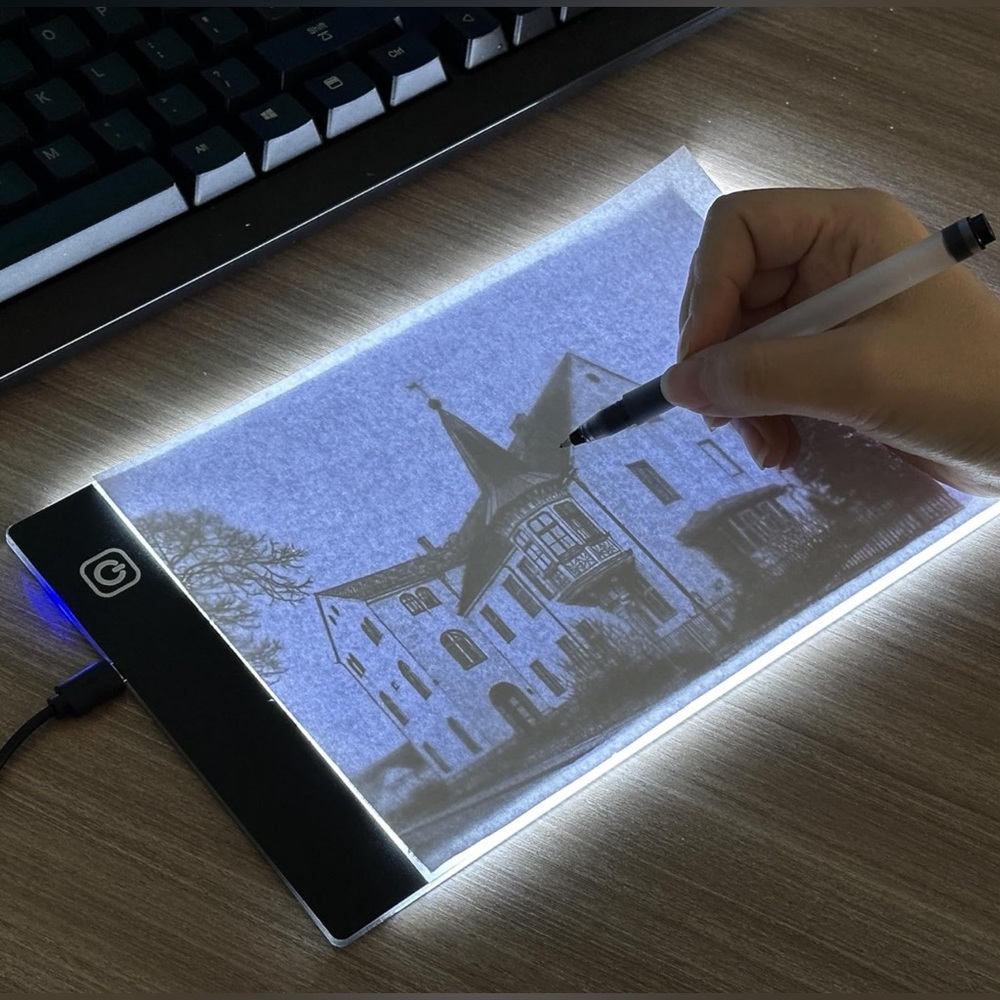 A5 portable LED light box, USB tracer
